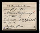 Etiketten zu Quarz (Katzenauge) (NHMW-MIN-Ag405)